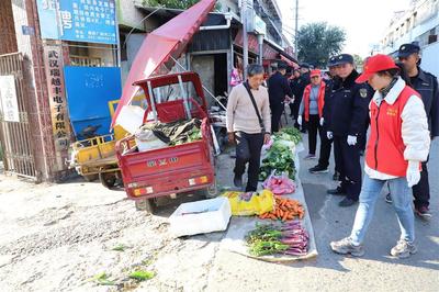 还路于民,新洲城区集中开展清障行动